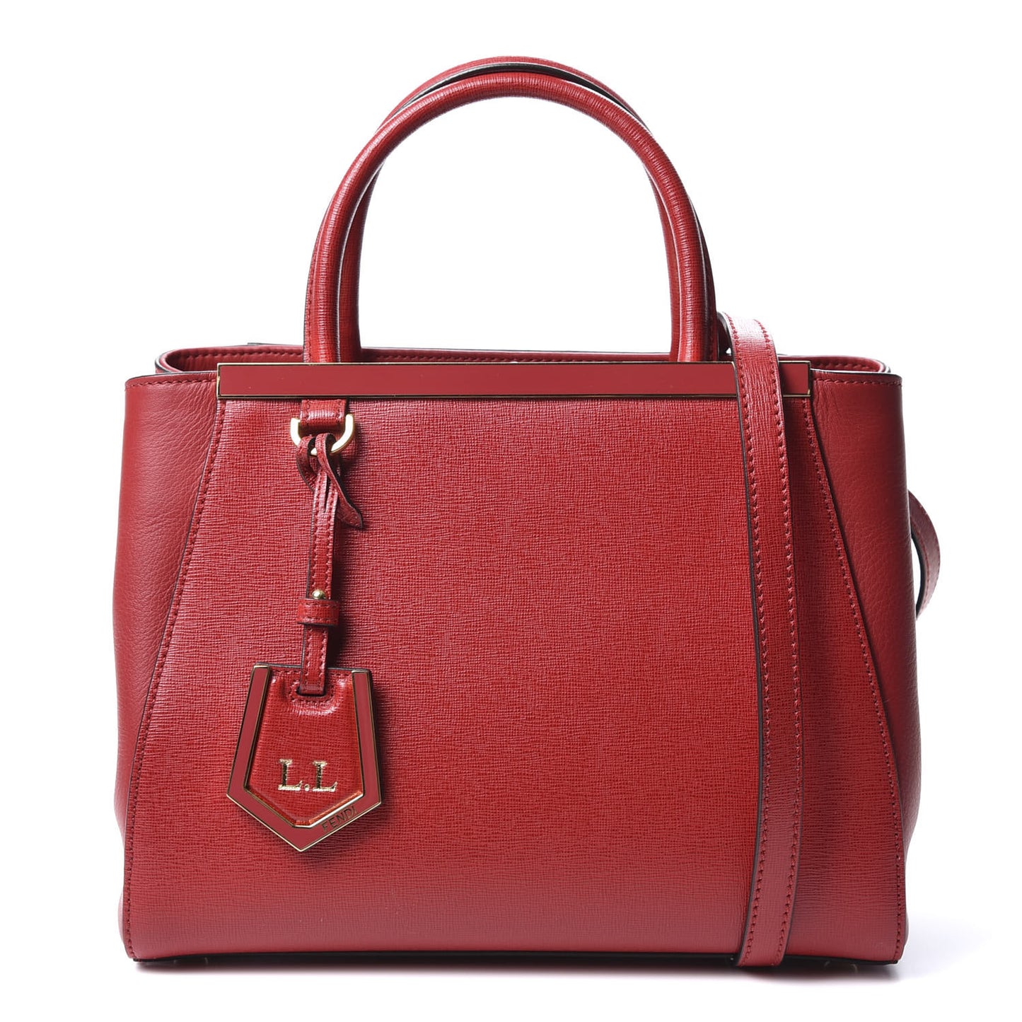 Vitello Elite Flamingo Petite 2Jours Tote Mattone