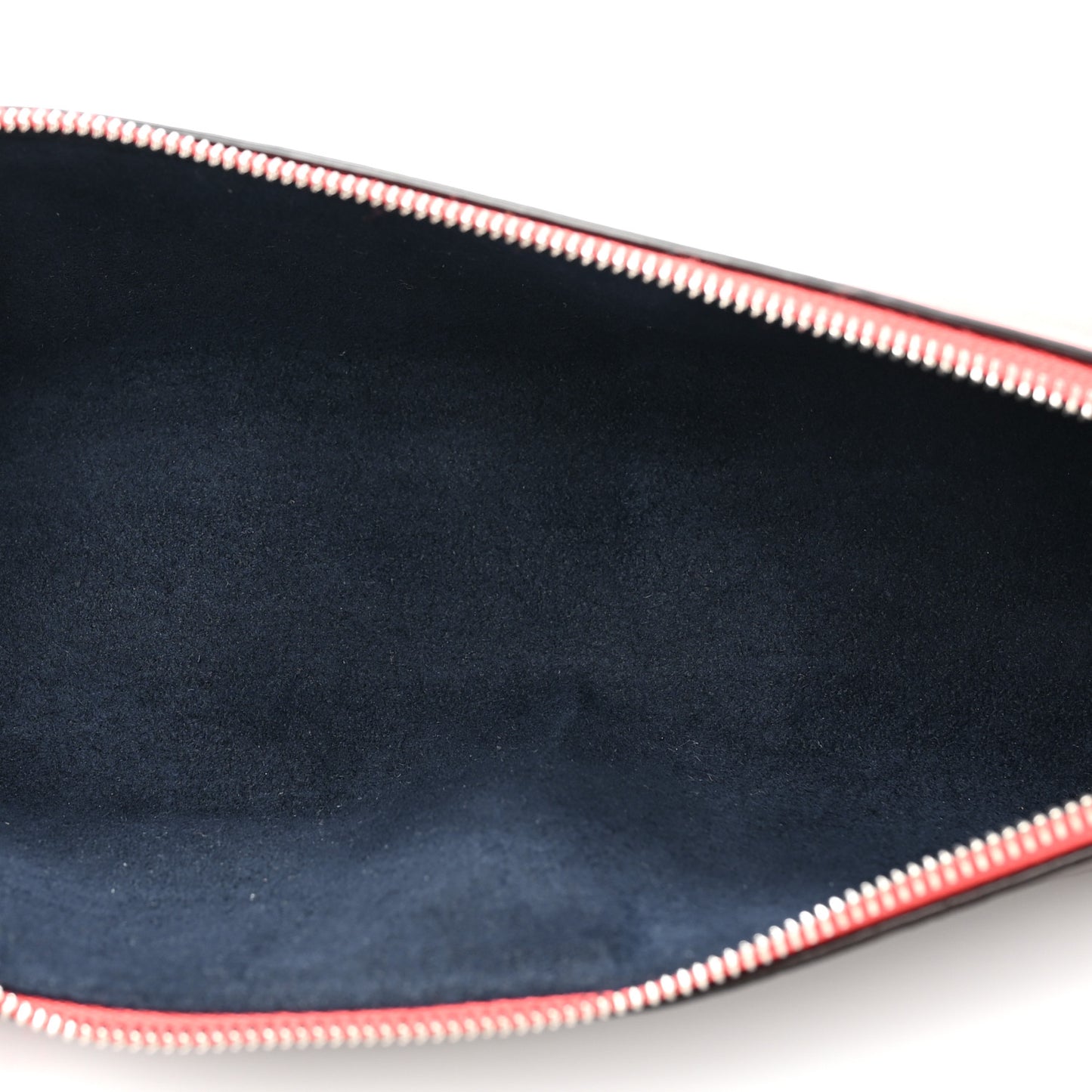 Monogram Elizabeth Pencil Pouch Red