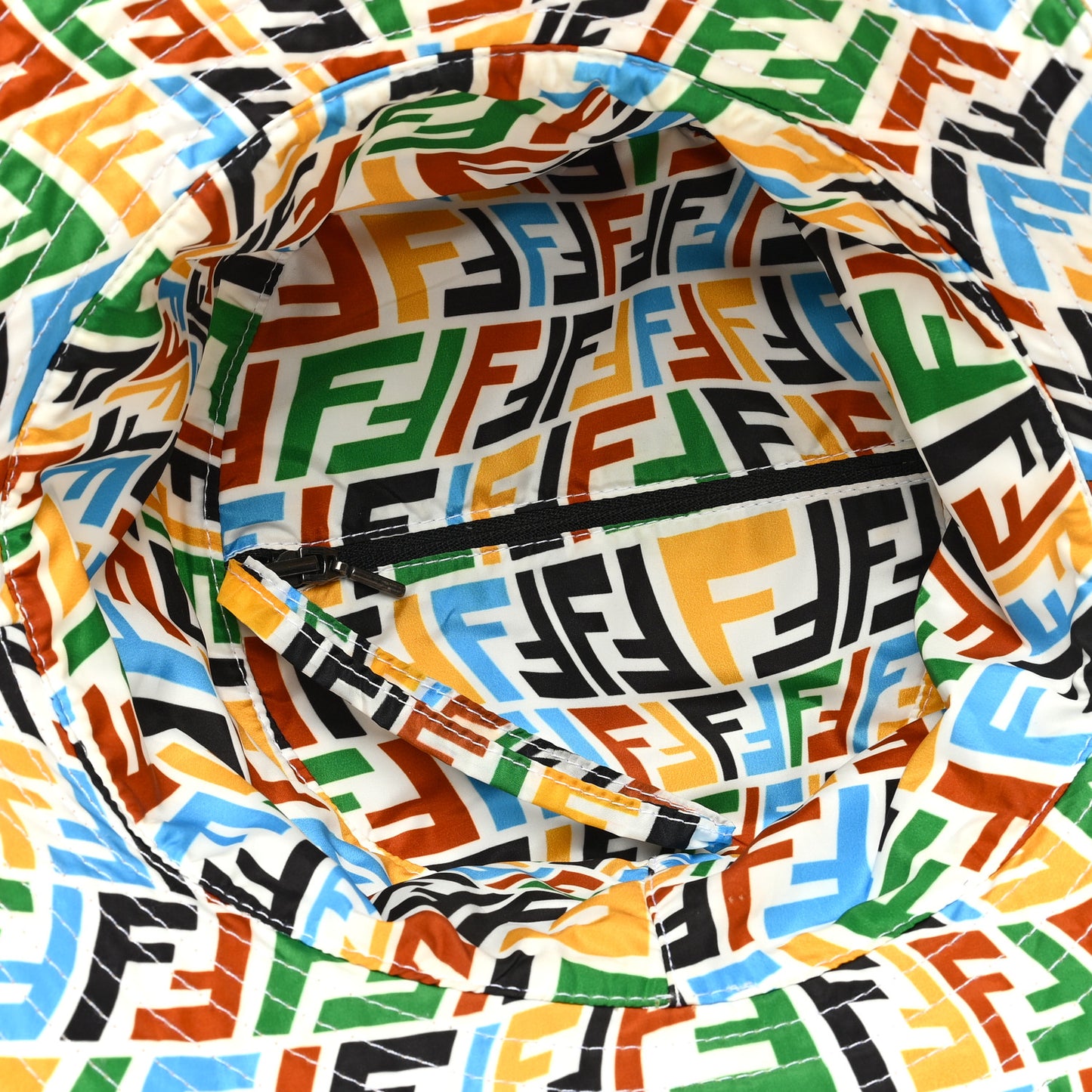 Nylon FF Vertigo Reversible Bucket Hat Multicolor