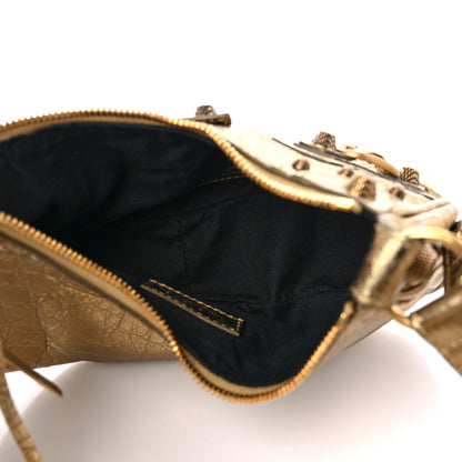 Balenciaga Metallic Agneau Arena Le Cagole Shoulder Bag XS Gold 6 of 10