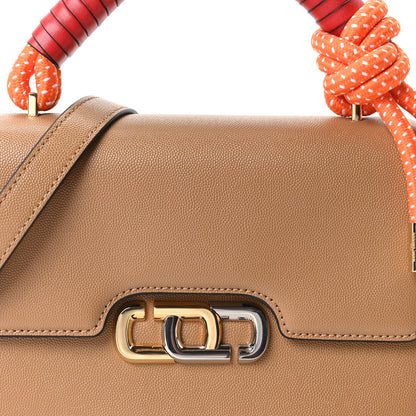 Marc Jacobs Textured Calfskin The J Link Shoulder Bag Dirty Chai 8 of 10