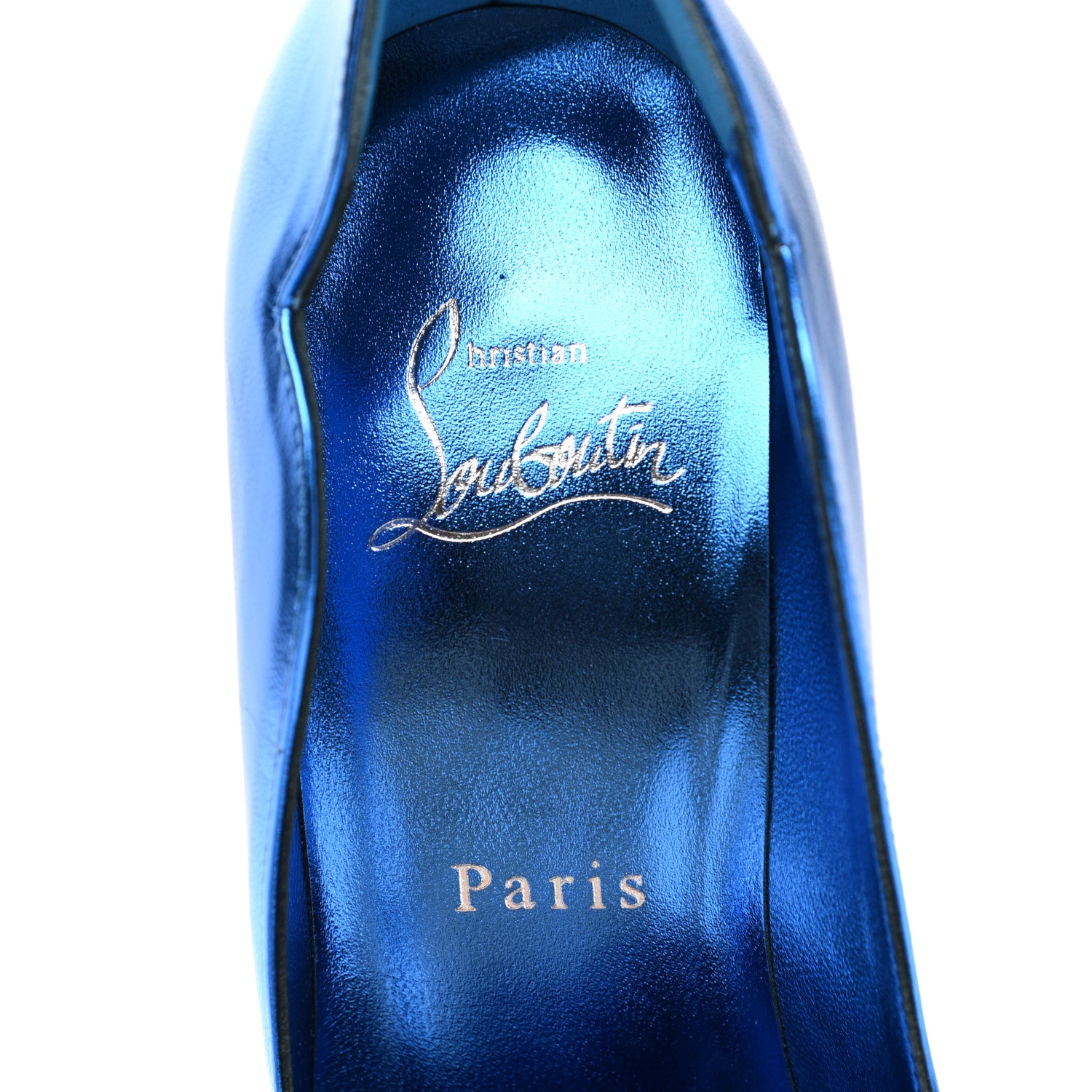 Christian Louboutin Kid Laminato Hot Chick 100 Pumps 36 Lin Alize 8 of 11