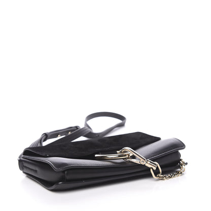 Chloe Suede Calfskin Small Faye Shoulder Bag Black 4 of 9
