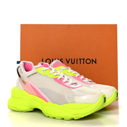 Louis Vuitton Monogram Calfskin Run 55 Sneakers 41 Yellow 10 of 10