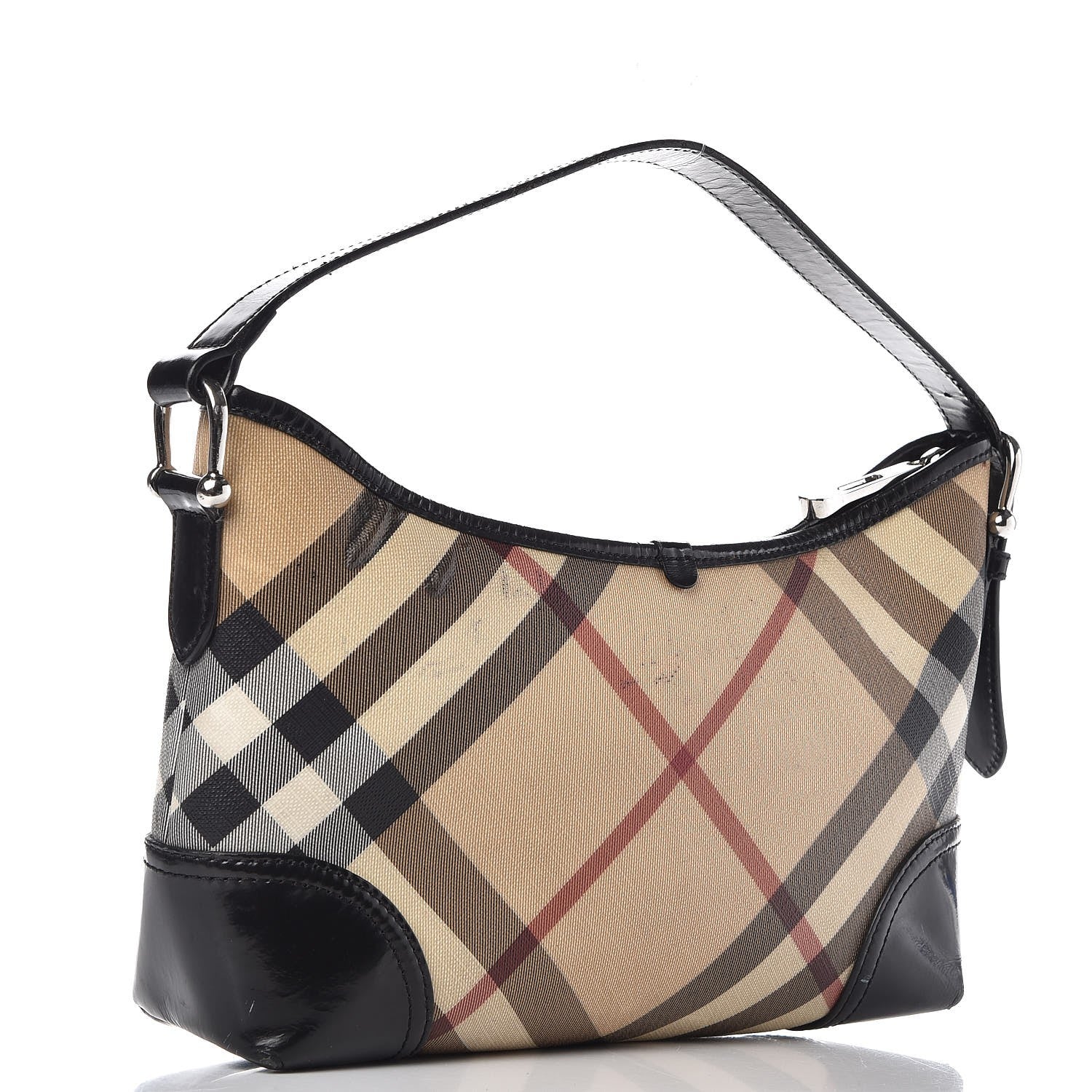 Burberry Nova Check Hobo Black 3 of 22