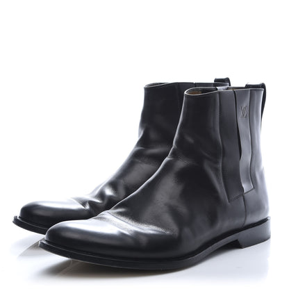 Louis Vuitton Calfskin Ankle Boots 8.5 Black 1 of 9
