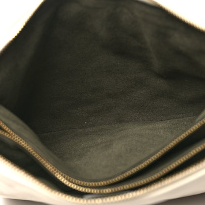 Louis Vuitton Lambskin Embossed Monogram Coussin PM Beige Cream 5 of 11