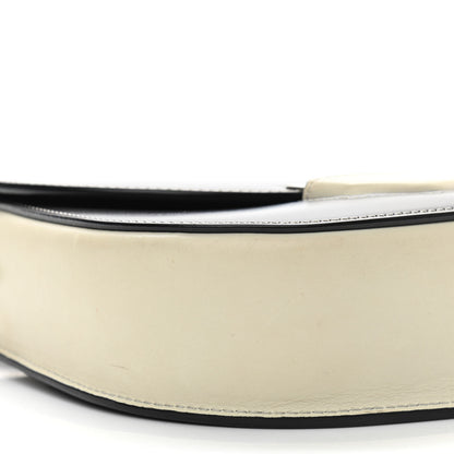 Celine Glazed Calfskin Small Bi-Color Trotteur Dark Grey 5 of 12