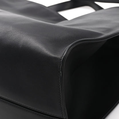 The Row Polished Saddle Calfskin Alexia Bag Black 10 of 12