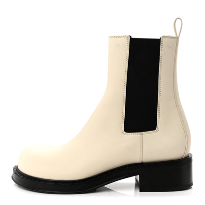 Bottega Veneta Military Calfskin Cliff Boots 40 Sea Salt 1 of 10