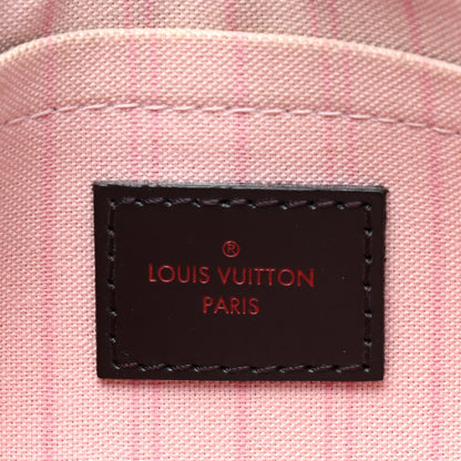 Louis Vuitton Damier Ebene Neverfull MM GM Pochette Rose Ballerine 4 of 6