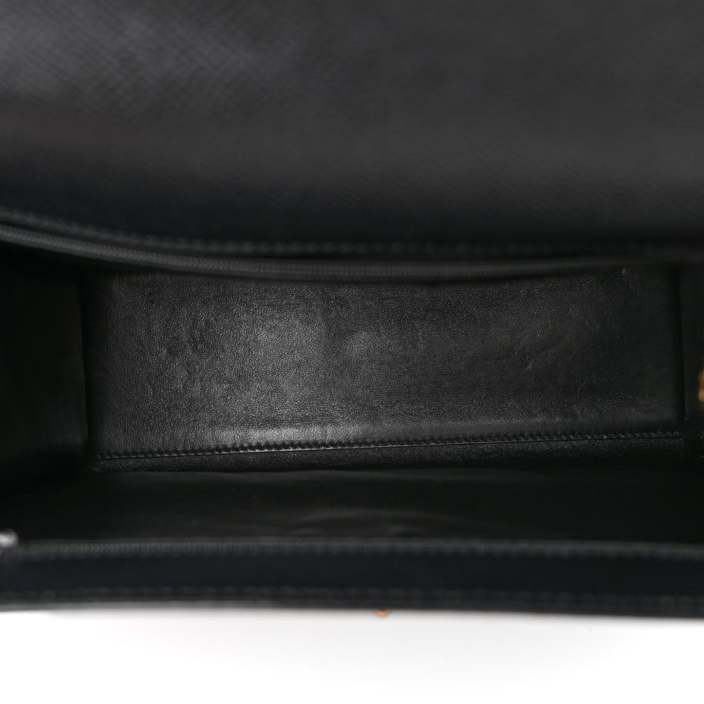 Caviar Flap Shoulder Bag Black