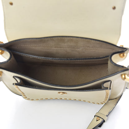 Chloe Calfskin Small Hudson Shoulder Bag Lace White 5 of 8
