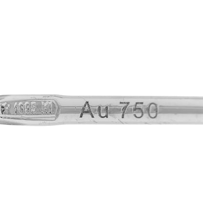 Gucci 18K White Gold GG Tissue Stud Earrings 4 of 6