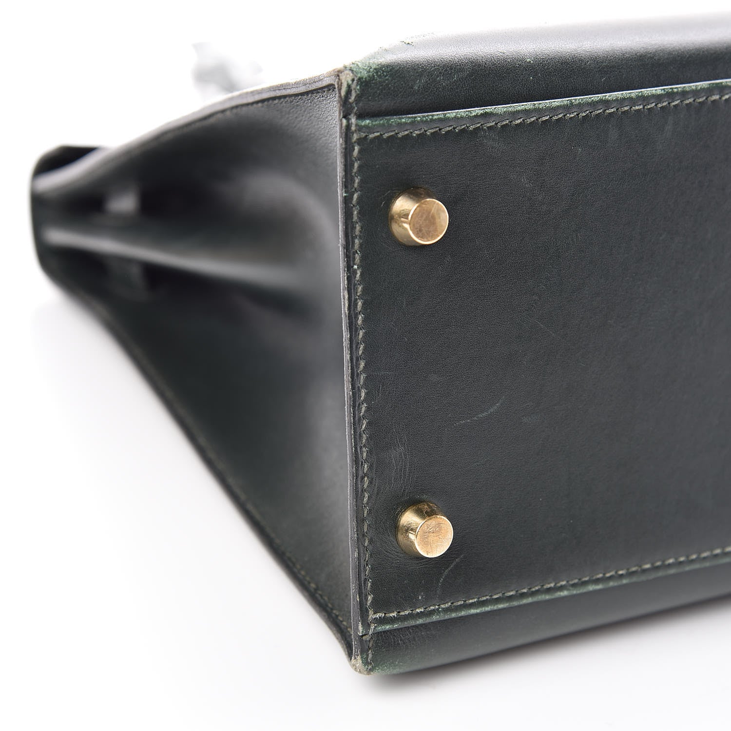 Hermes Box Kelly Sellier 32 Vert Fonce 5 of 15