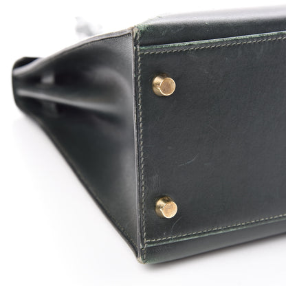 Hermes Box Kelly Sellier 32 Vert Fonce 5 of 15