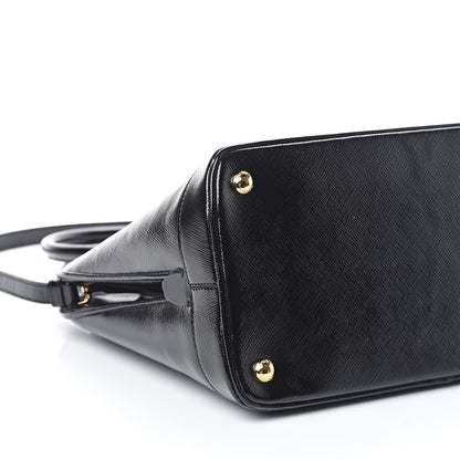 Prada Saffiano Vernice Open Promenade Tote Black 8 of 9