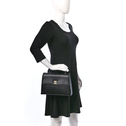Chanel Caviar Medium Kelly Flap Black 2 of 10