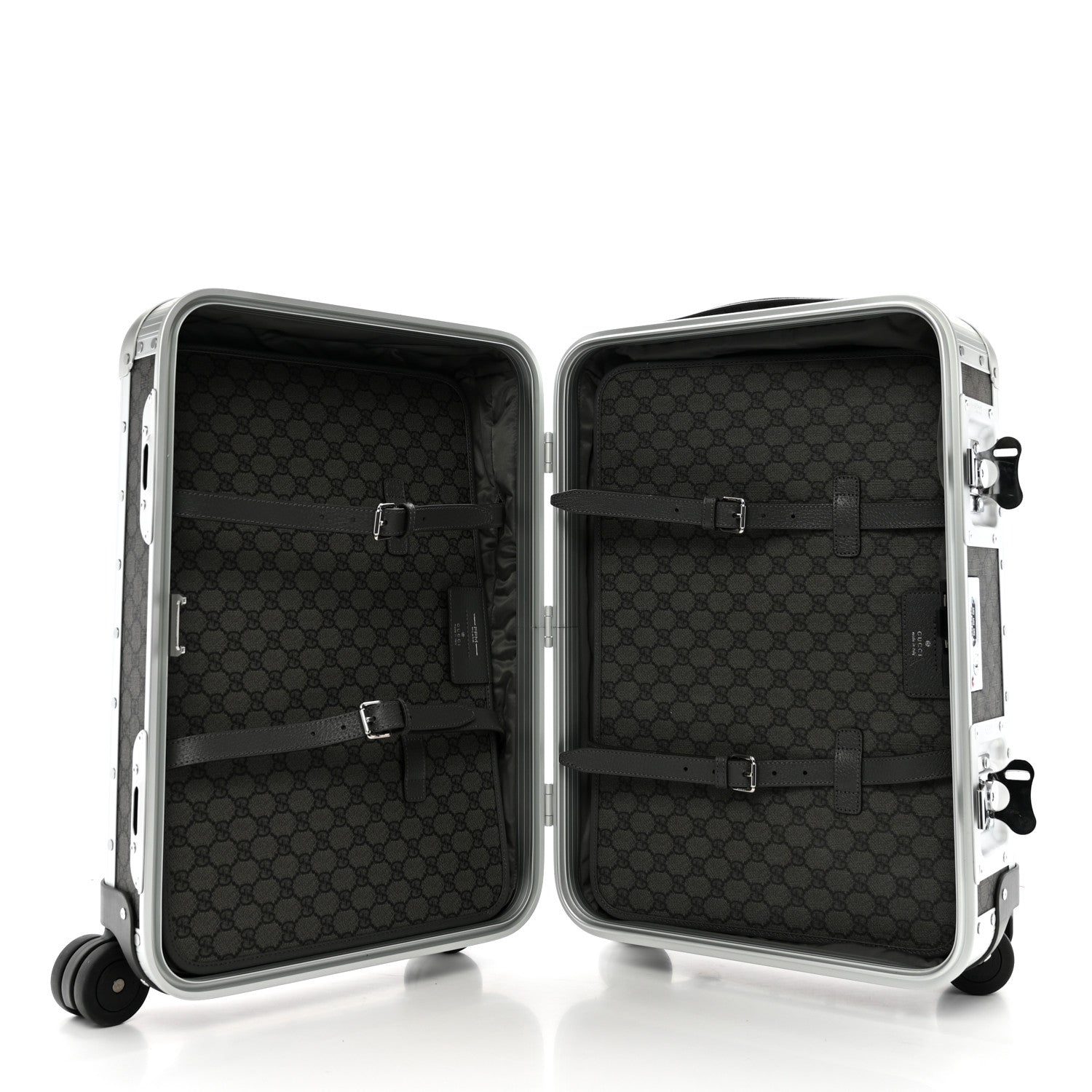 Gucci GG Supreme Monogram Porter Cabin Trolley Black 4 of 10