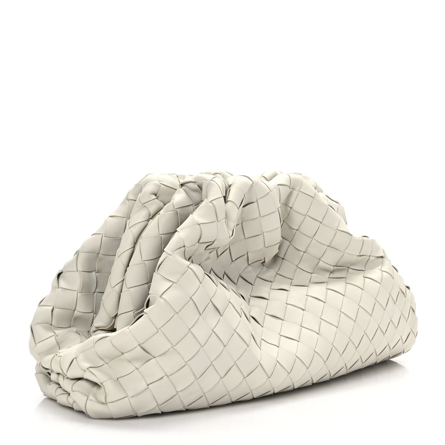 Nappa Maxi Intrecciato The Pouch Oversized Clutch Plaster