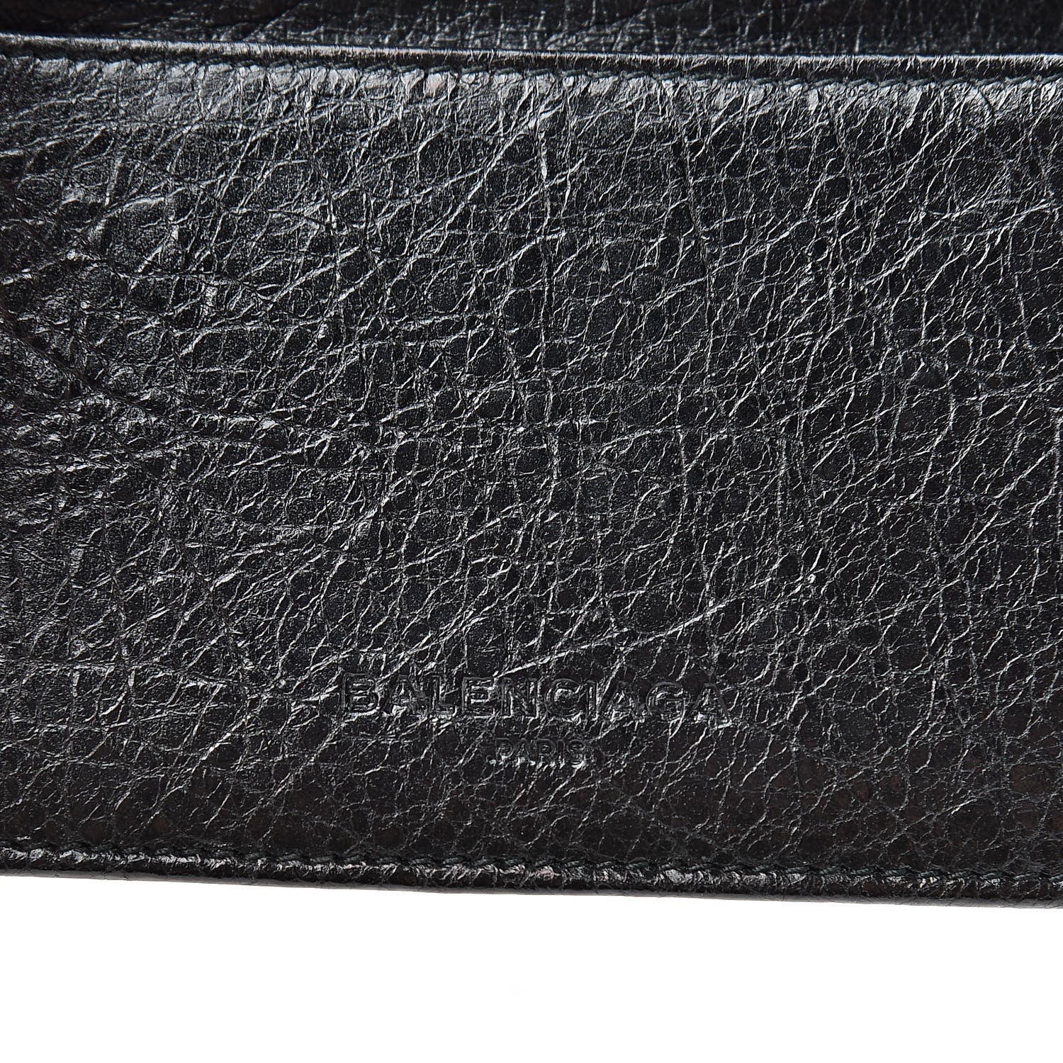 Balenciaga Agneau Giant 12 Gold Hardware Card Case Black 6 of 8