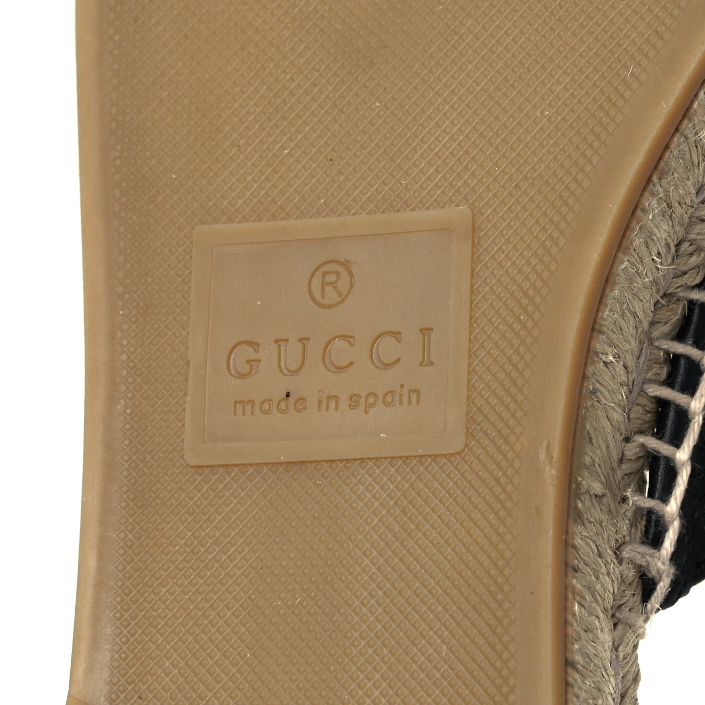 Nappa Matelasse GG Marmont Espadrille Slippers 37 Black
