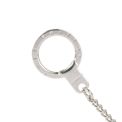 Louis Vuitton Pochette Extender Key Ring Chain Silver 2 of 3