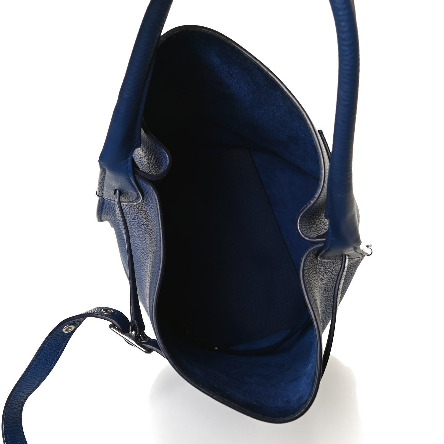 Celine Supple Grained Calfskin Big Bag Bucket Cobalt 5 of 12