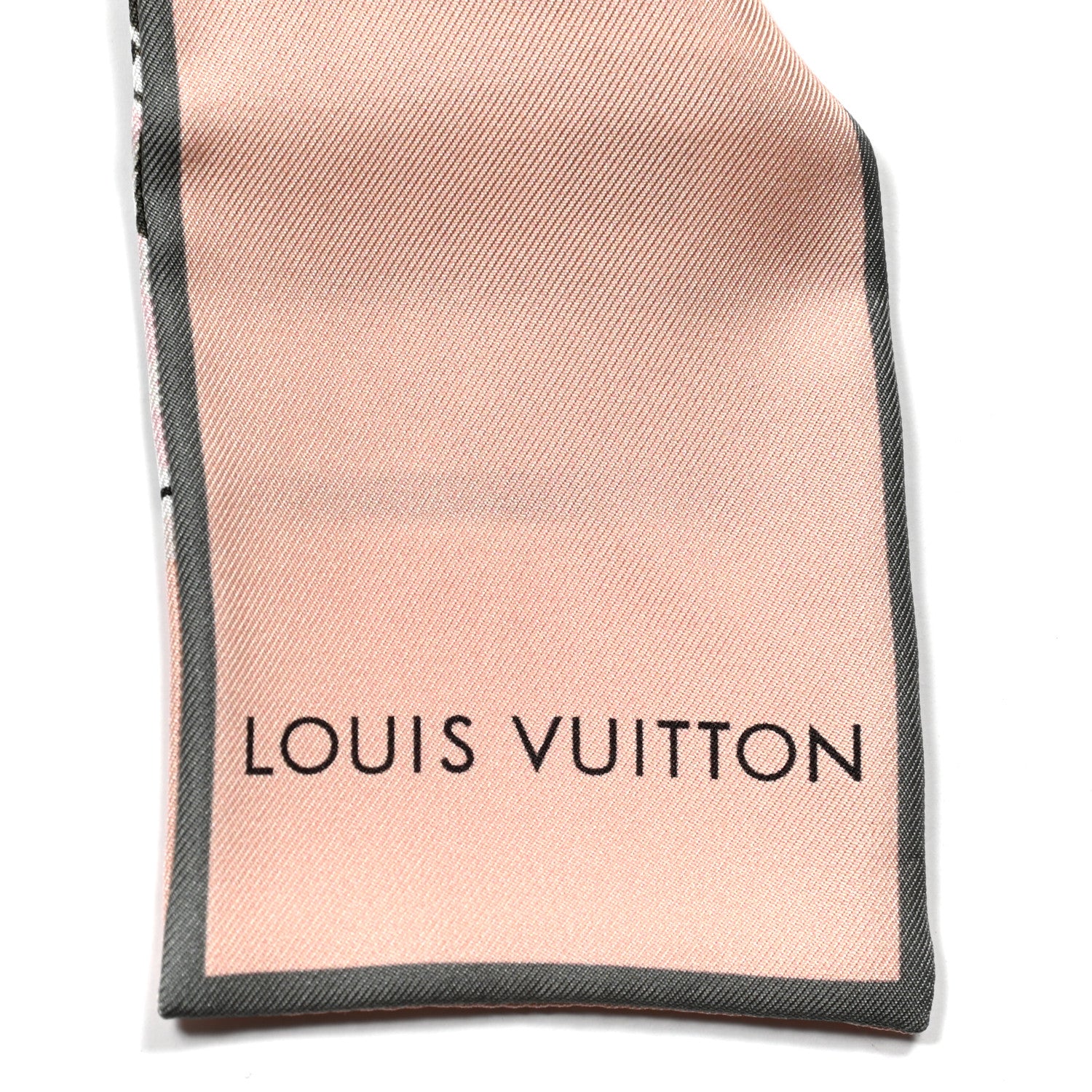 Louis Vuitton Silk Monogram Trunks Bandeau Rose Poudre 3 of 3