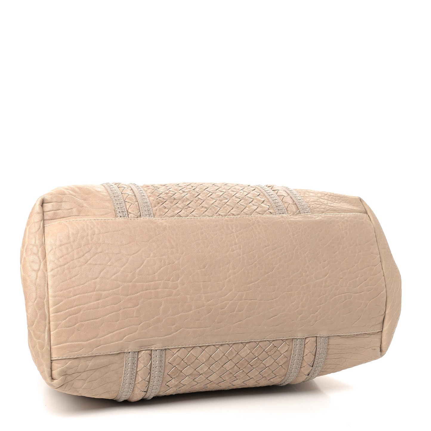 Nappa Intrecciato Punto Mocassino Roma Tote Cloth
