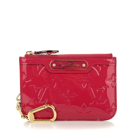 Louis Vuitton Vernis Key Pouch Rose Indien 1 of 7