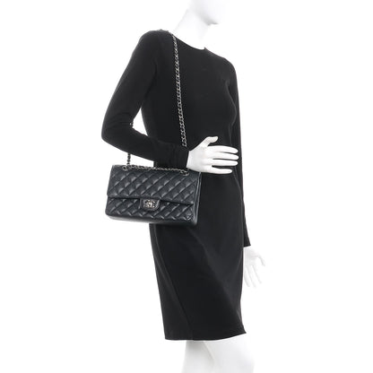 Chanel Caviar Quilted Medium Double Flap Black 2 of 8