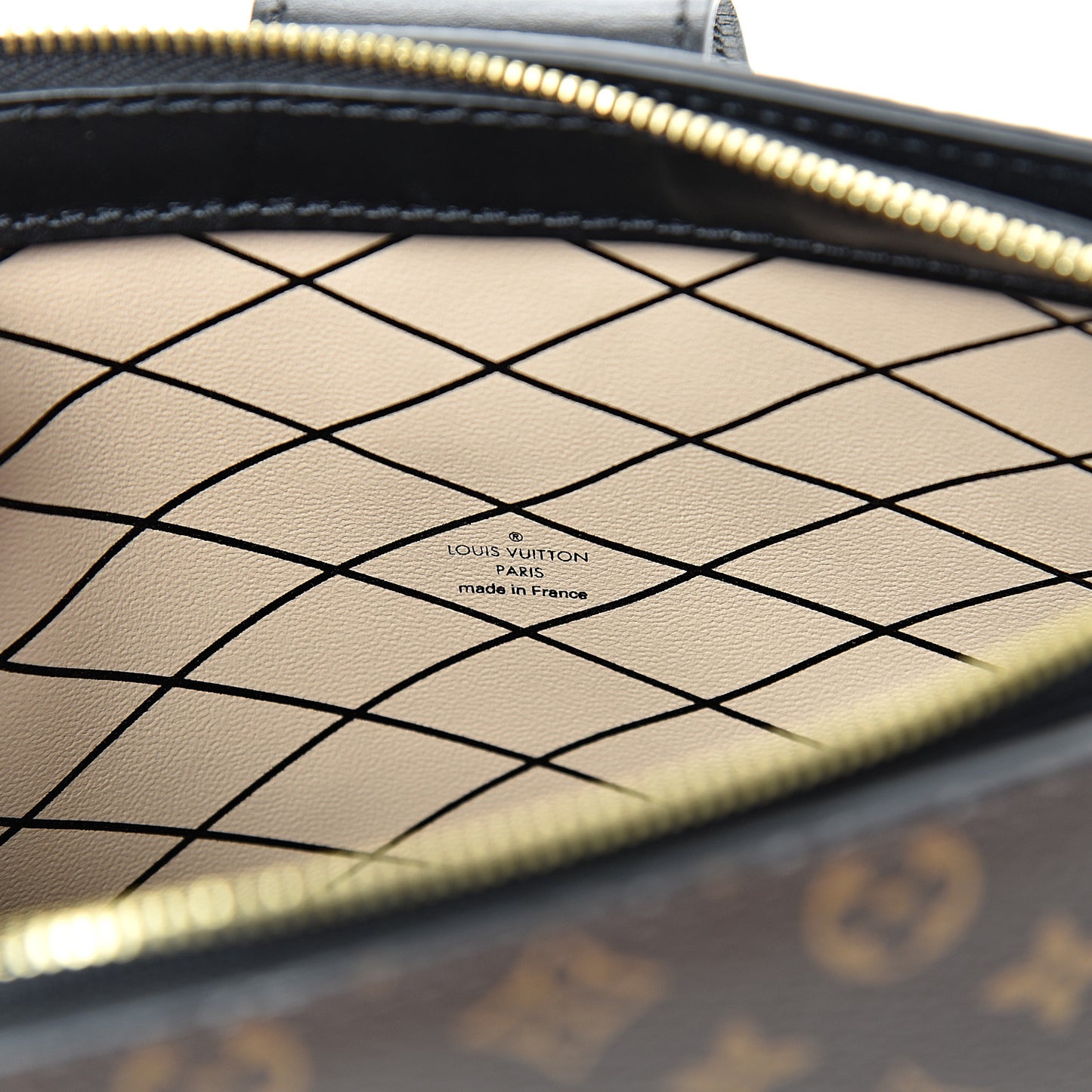 Reverse Monogram Trunk Clutch