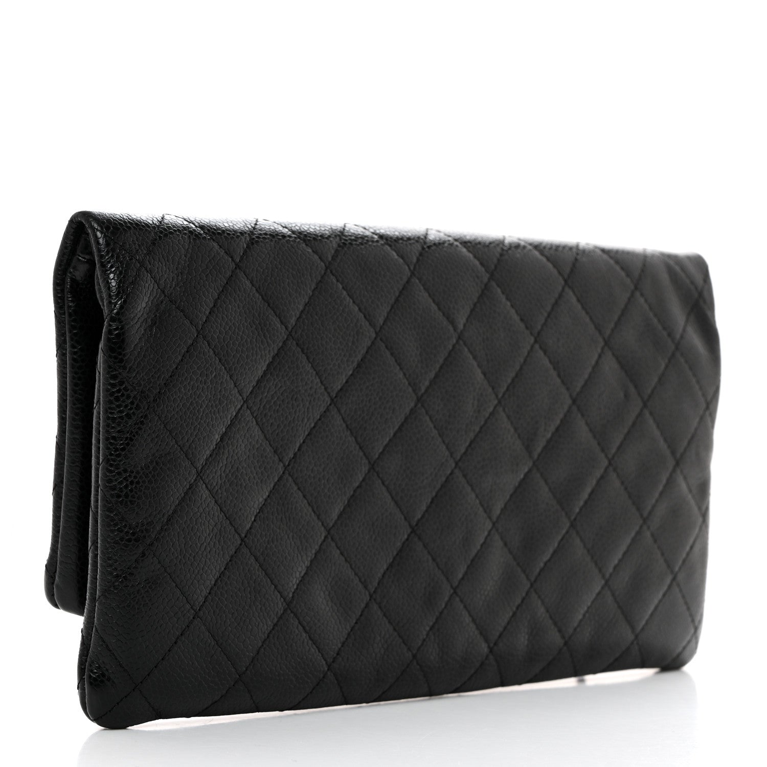 Chanel Caviar Quilted CC Beauty Clutch Black 3 of 10
