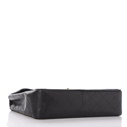 Chanel Lambskin Quilted Jumbo Single Flap Black 5 of 11