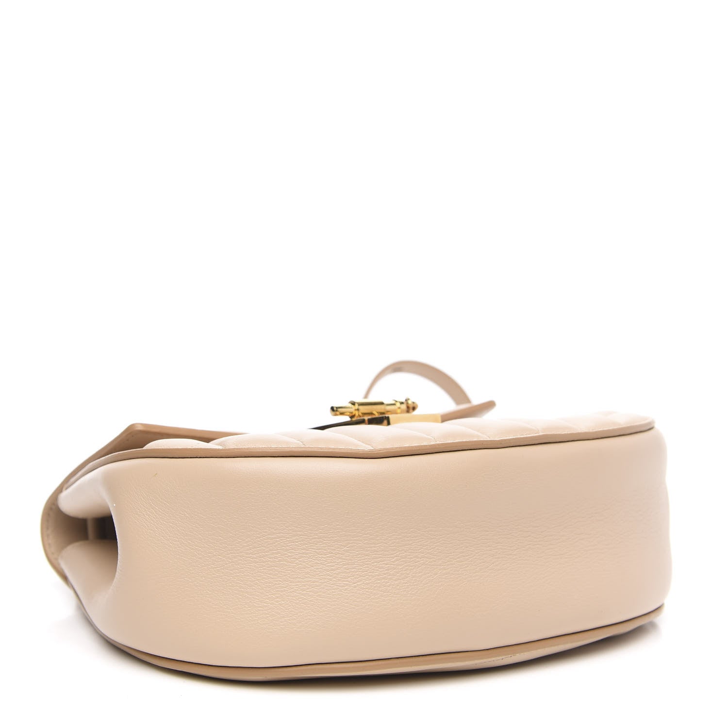 Chloe Calfskin Quilted Mini Drew Bijou Shoulder Bag Pearl Beige 4 of 11