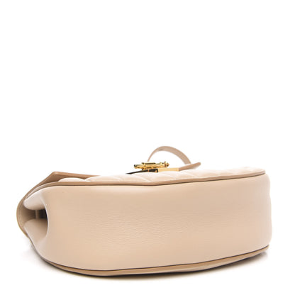 Chloe Calfskin Quilted Mini Drew Bijou Shoulder Bag Pearl Beige 4 of 11