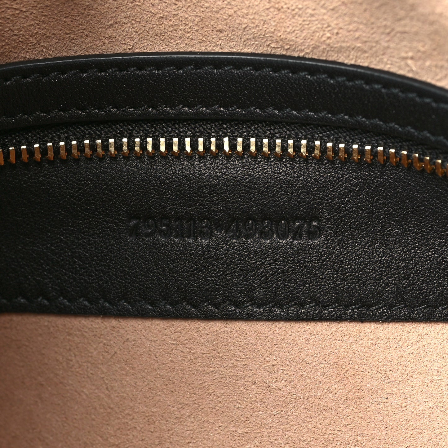 GG Supreme Monogram Medium Padlock Shoulder Bag Black