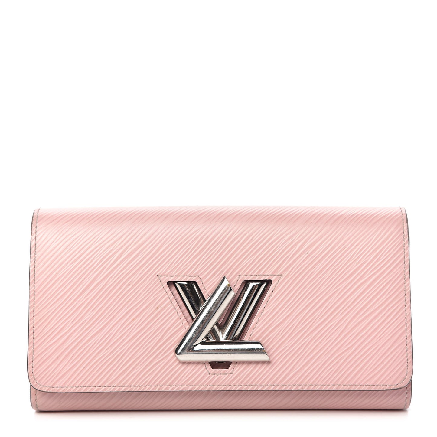 Epi Twist Wallet Rose Ballerine