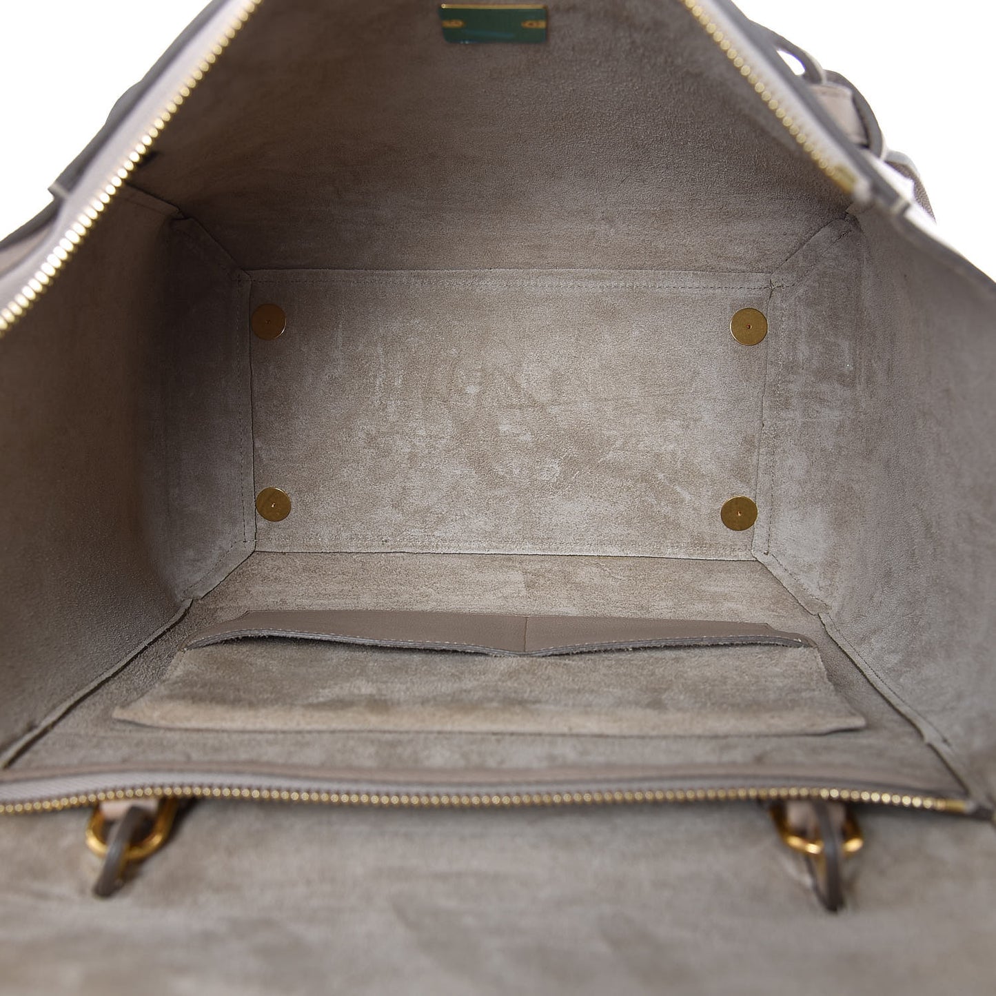 Drummed Calfskin Mini Belt Bag Light Taupe