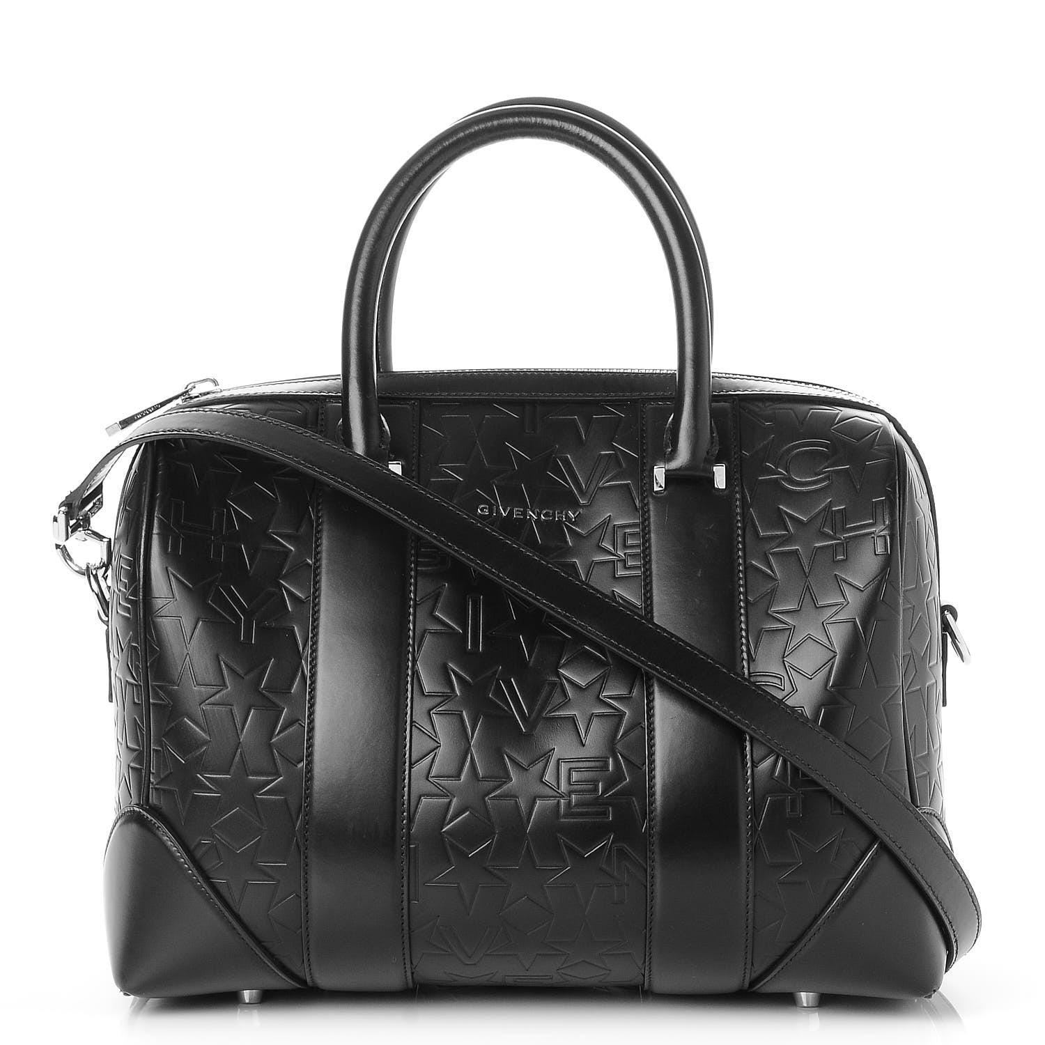 Givenchy Calfskin Star Embossed Medium Lucrezia Black 1 of 7
