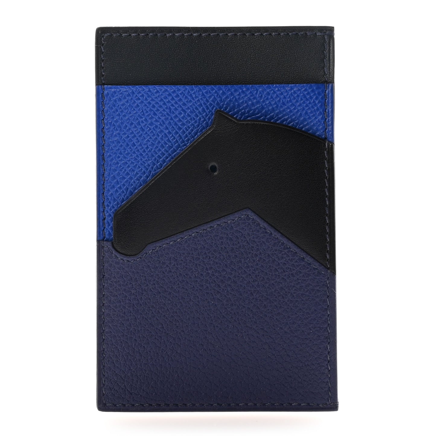 Epsom Evercalf Evercolor Sombrero Les Petits Chevaux Card Holder Bleu Encre Indigo