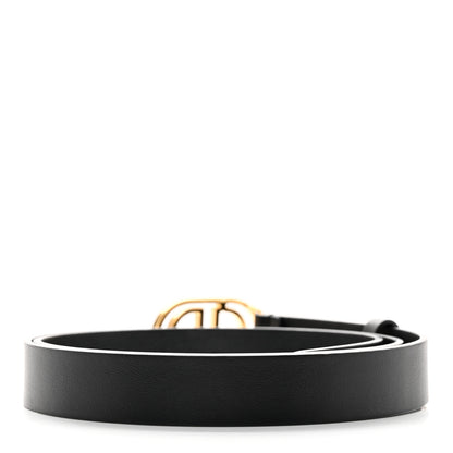 Christian Dior Calfskin 30 Montaigne Cut-Out CD Belt 95 38 Black 2 of 10