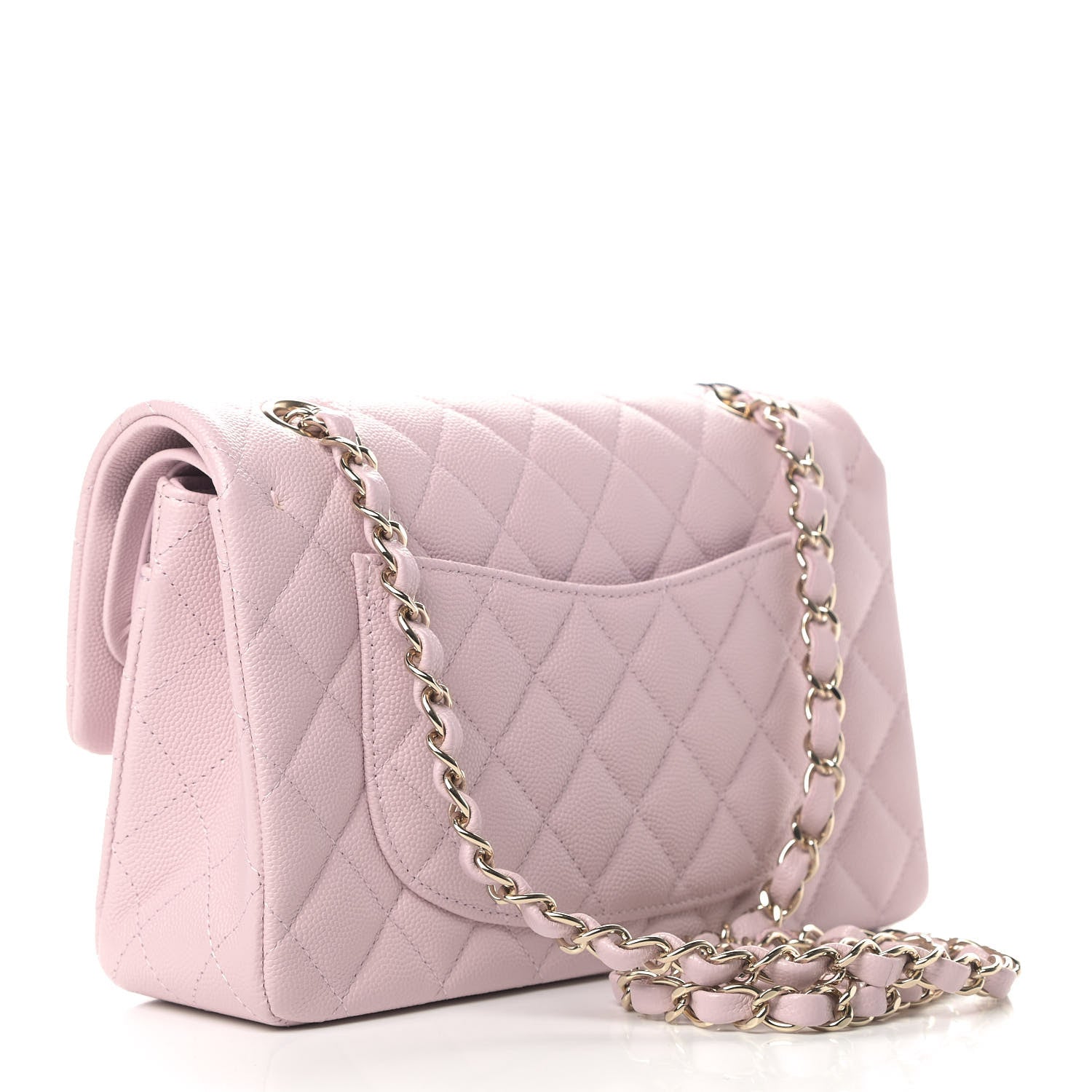 Chanel Caviar Quilted Small Double Flap Light Pink 2 of 4