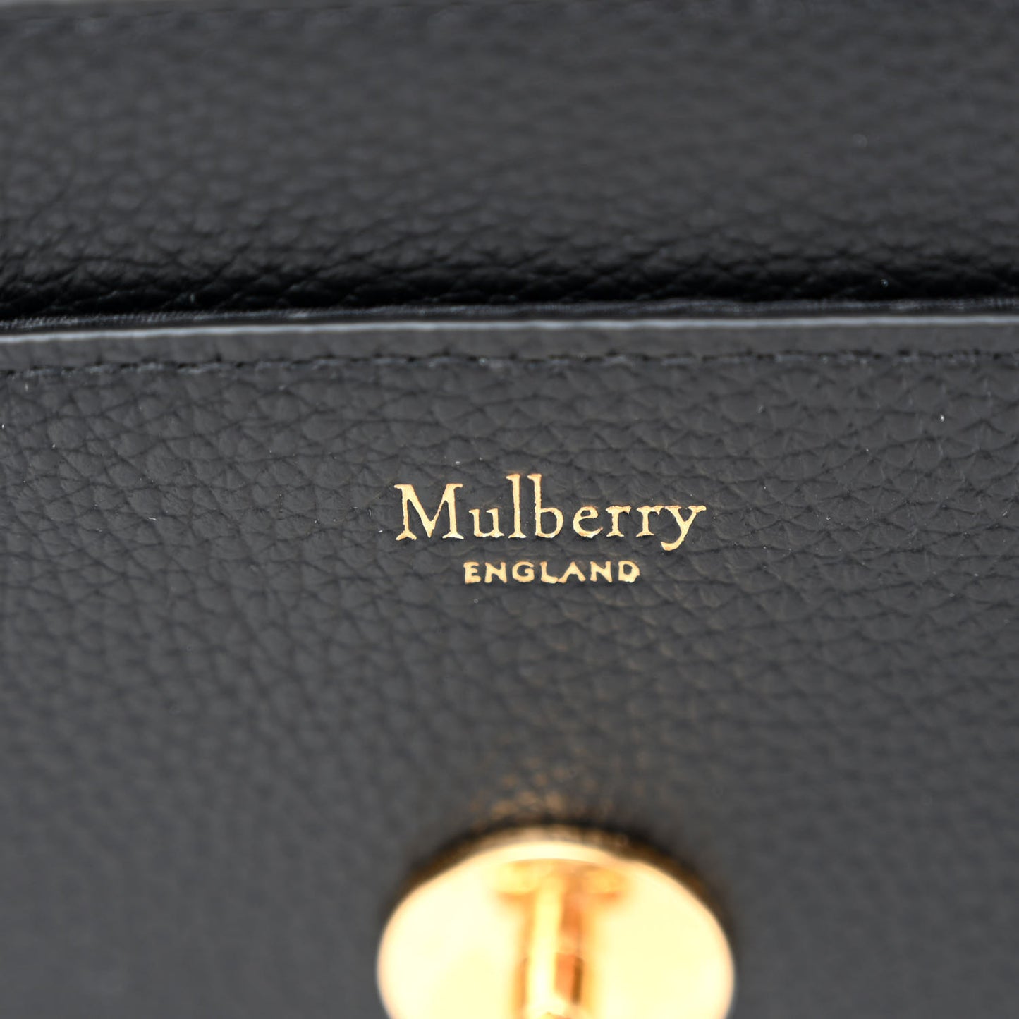 Small Classic Grain Calfskin Small Darley Black