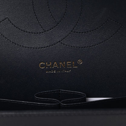 Chanel Caviar Quilted Jumbo Double Flap Navy Blue 6 of 9