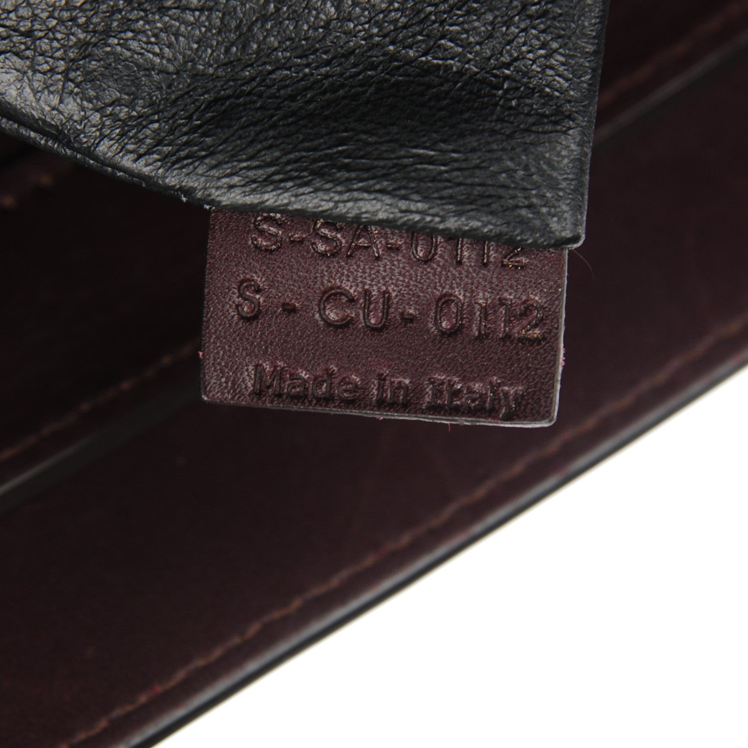 Celine Smooth Calfskin Suede Mini Tri-Color Luggage Burgundy 7 of 8