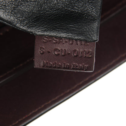 Celine Smooth Calfskin Suede Mini Tri-Color Luggage Burgundy 7 of 8