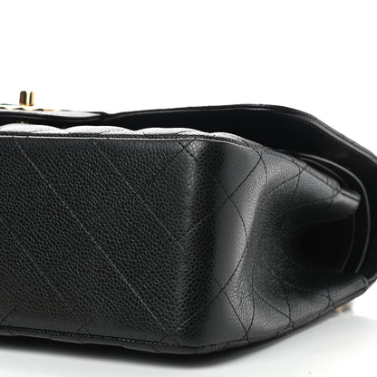 Chanel Caviar Quilted Jumbo Double Flap Black 10 of 10