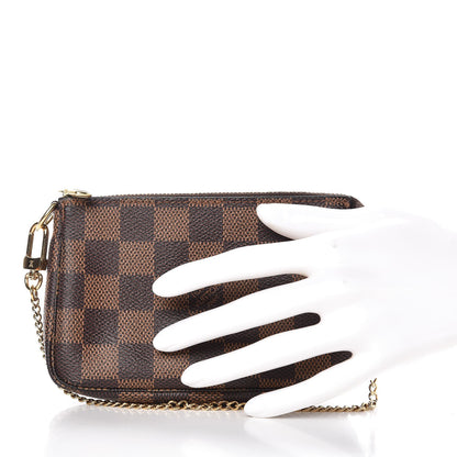 Louis Vuitton Damier Ebene Mini Pochette Accessories 2 of 9